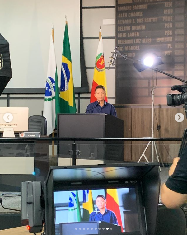 Luan Giovane Bastidores Campanha a Câmara Representa Todos Nós